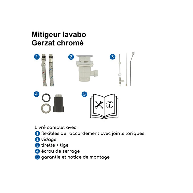 Mitigeur de lavabo GERZAT