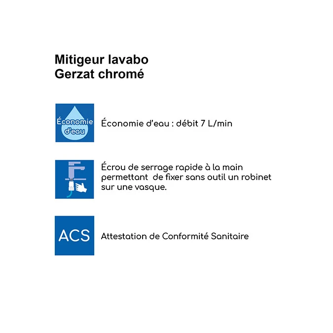 Mitigeur de lavabo GERZAT