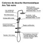 Colonne de douche thermostatique ARS TAB