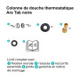 Colonne de douche thermostatique ARS TAB
