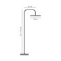 Colonne de douche thermostatique CONCAVE