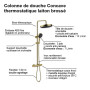 Colonne de douche thermostatique CONCAVE