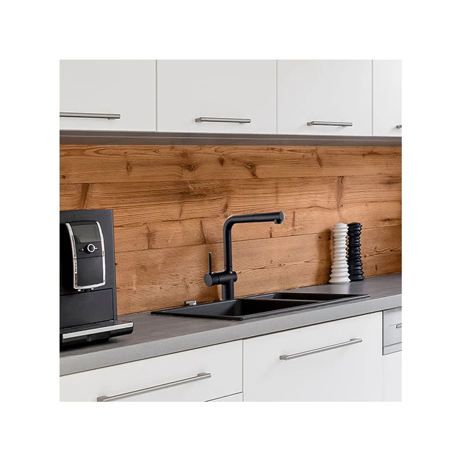 Mitigeur évier CARRÉ avec douchette extractible