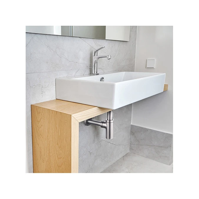 Siphon lavabo apparent réglable