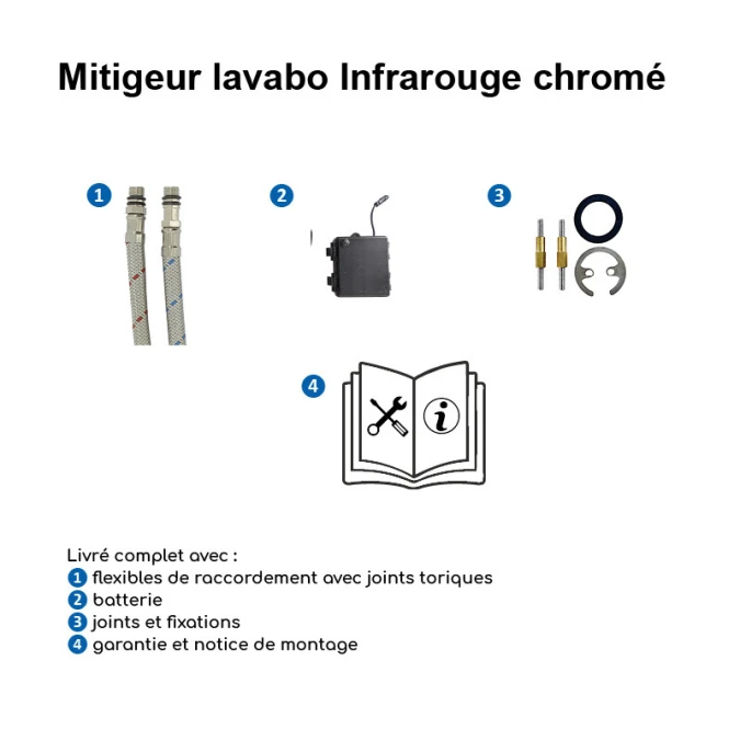 Mitigeur lavabo INFRAROUGE
