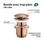 Bonde lavabo clic-clac NF