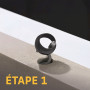 Mitigeur évier rond GRIBS RAPIDFIX - Fixation par le dessus