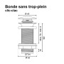 Bonde lavabo clic-clac sans trop plein