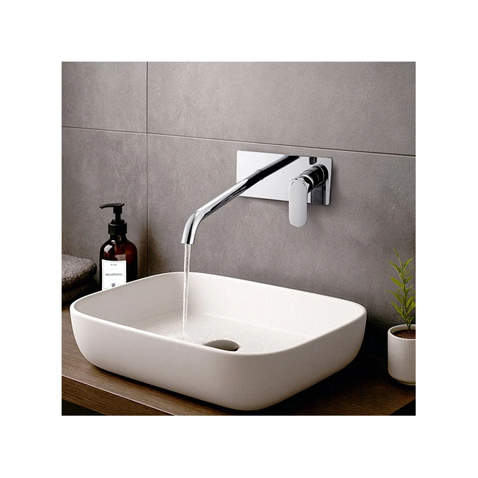 Mitigeur lavabo encastrable MURAL ROND