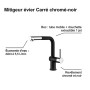 Mitigeur évier CARRÉ avec douchette extractible