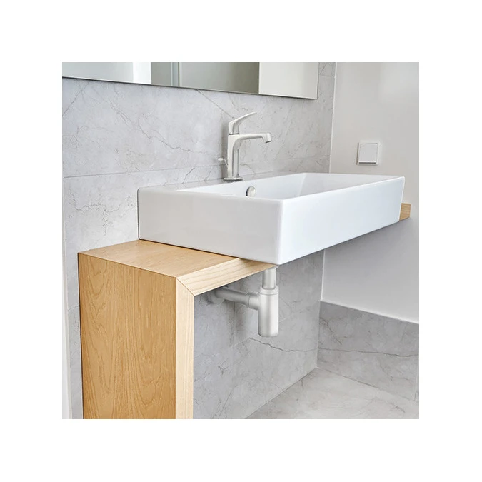 Siphon lavabo apparent réglable