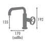 Seconde Chance - Mitigeur lavabo INDUSTRIEL à bec mobile