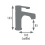 Seconde Chance - Mitigeur lavabo AROLLA GRAPHITE