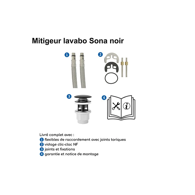 Mitigeur lavabo SONA