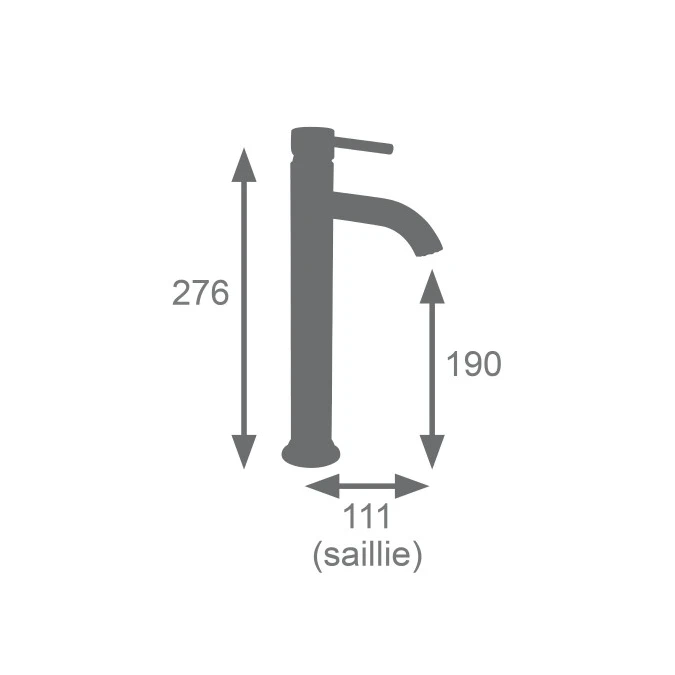 Mitigeur lavabo ILO SMALL HAUT