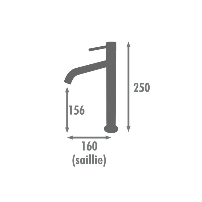 Mitigeur lavabo SCRIPY haut
