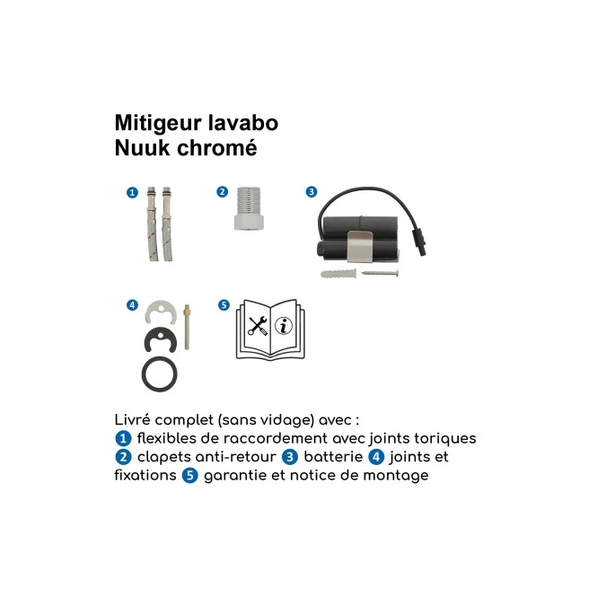 Mitigeur lavabo Infrarouge  NUUK