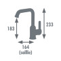 Mitigeur lavabo MOLEN HAUT