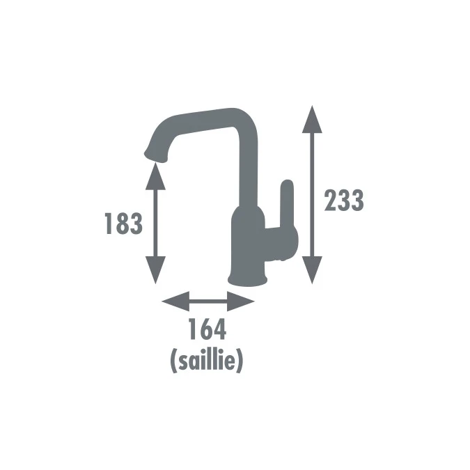 Mitigeur lavabo MOLEN HAUT