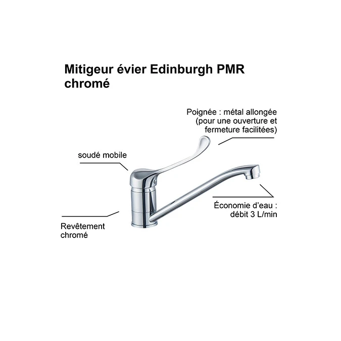 Mitigeur évier EDINBURGH PMR