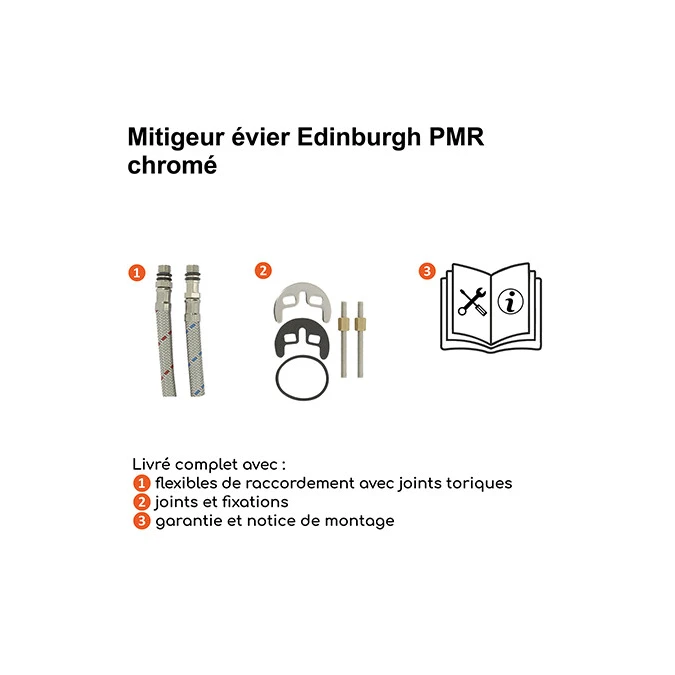 Mitigeur évier EDINBURGH PMR