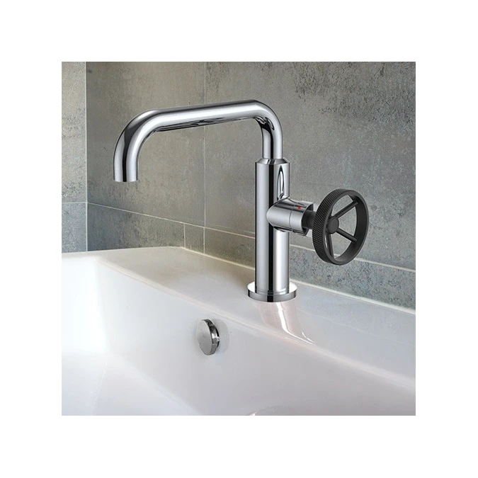 Mitigeur lavabo INDUSTRIEL  à bec mobile