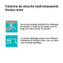 Colonne de douche hydromassante HOUKA