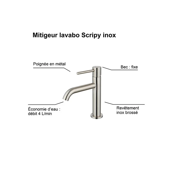 Mitigeur lavabo SCRIPY