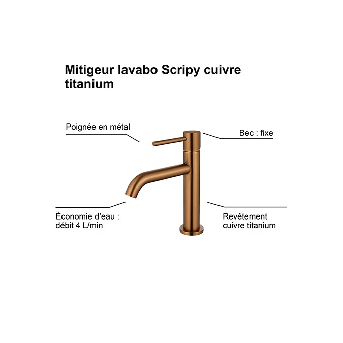 Mitigeur lavabo SCRIPY
