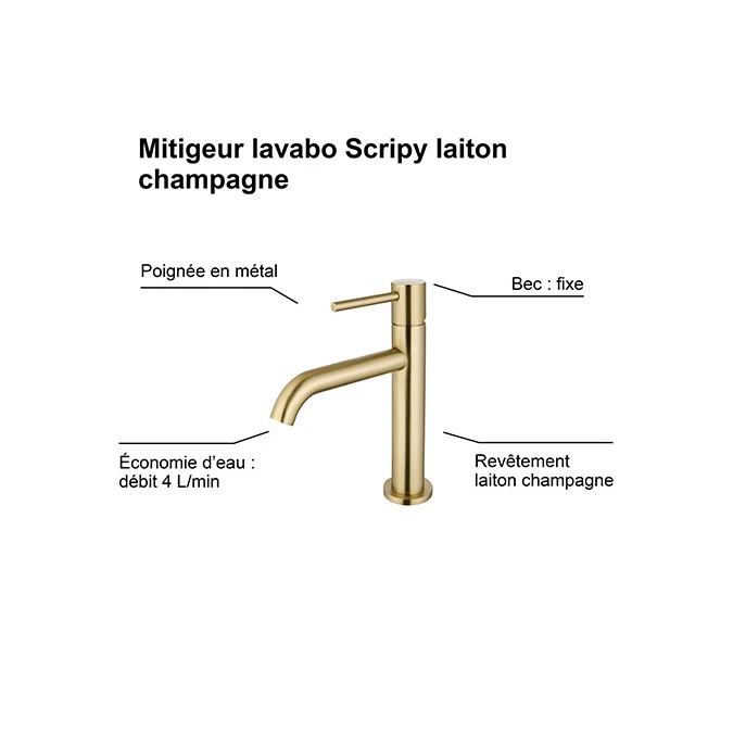 Mitigeur lavabo SCRIPY