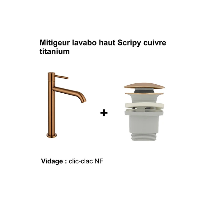 Mitigeur lavabo SCRIPY haut