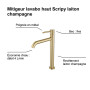 Mitigeur lavabo SCRIPY haut