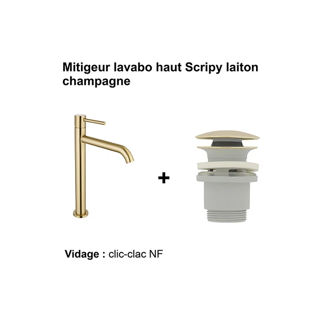 Mitigeur lavabo SCRIPY haut