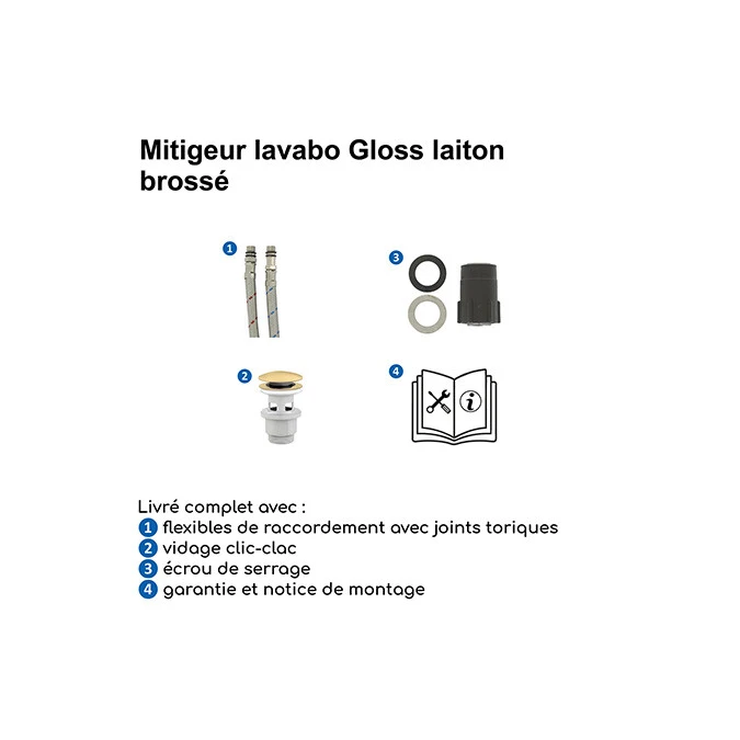 Mitigeur lavabo GLOSS