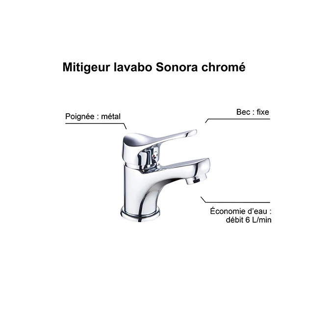 Mitigeur lavabo SONORA