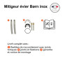 Mitigeur évier BORN - Fabrication Française - Certifié NF