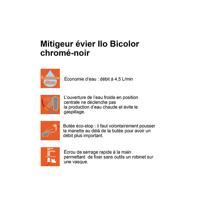 Mitigeur évier ILO