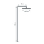 Colonne de douche sans robinetterie OTAKI