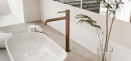 mitigeur moderne de lavabo haut 