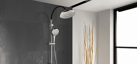 colonne de douche à mémoire de forme