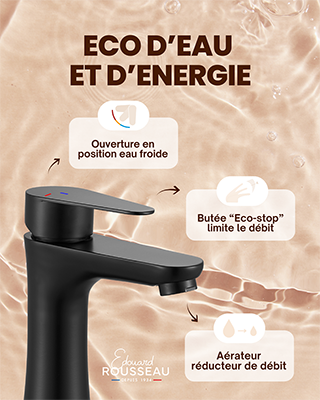 robinet économe en eau et en énergie