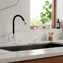 mitigeur à mémoire de forme bec articulé