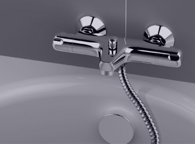 mitigeur de baignoire économie d'eau et d'énergie 