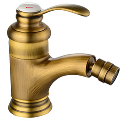 robinet de bidet finition vieux bronze