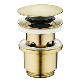 bonde pour bidet finition laiton brossé