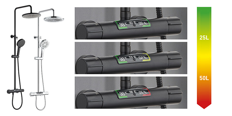 mitigeur de douche EKOGEST la douche intelligente et responsable 