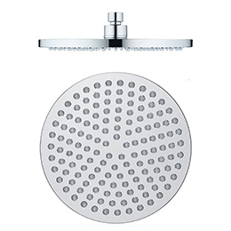 pomme haute ronde chromée 