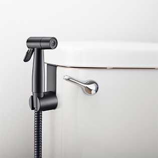 kit de douchette WC noir modene