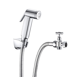 douchette pour WC chromée