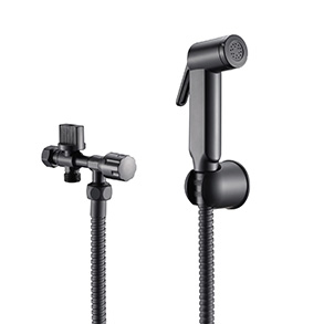 douchette pour WC noir mat